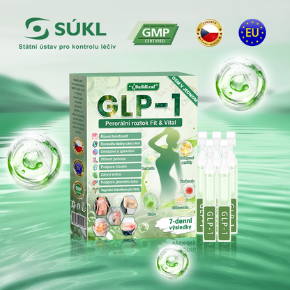 BuildLeaf® GLP-1 8-v-1 Fit & Vital Řešení ✨✨ (Jednou denně, viditelné změny za 7 dní) ✅ Obezita, kardiovaskulární zdraví, cukrovka, spánková apnoe, zdraví střev, problémy se klouby a další.