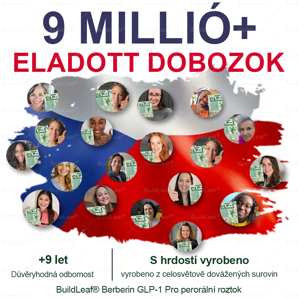 BuildLeaf® GLP-1 8-v-1 Fit & Vital Řešení ✨✨ (Jednou denně, viditelné změny za 7 dní) ✅ Obezita, kardiovaskulární zdraví, cukrovka, spánková apnoe, zdraví střev, problémy se klouby a další.