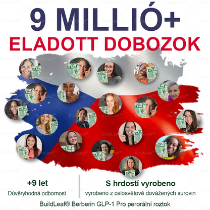 BuildLeaf® GLP-1 8-v-1 Fit & Vital Řešení ✨✨ (Jednou denně, viditelné změny za 7 dní) ✅ Obezita, kardiovaskulární zdraví, cukrovka, spánková apnoe, zdraví střev, problémy se klouby a další.