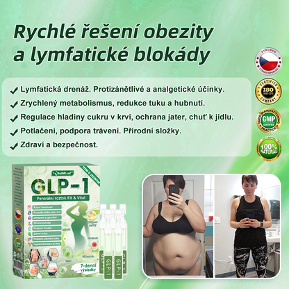 BuildLeaf® GLP-1 8-v-1 Fit & Vital Řešení ✨✨ (Jednou denně, viditelné změny za 7 dní) ✅ Obezita, kardiovaskulární zdraví, cukrovka, spánková apnoe, zdraví střev, problémy se klouby a další.